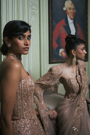 Lysa Saree with cape set