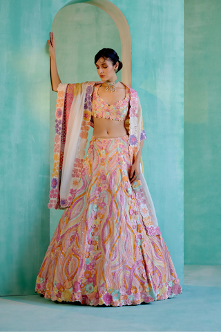 Poppy Lehenga Set