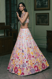 Ivory Iris Lehenga set