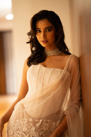 Meenakshi Chaudhary in Jessi Saree set