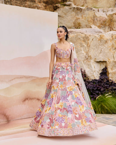 Wisteria Lehenga set