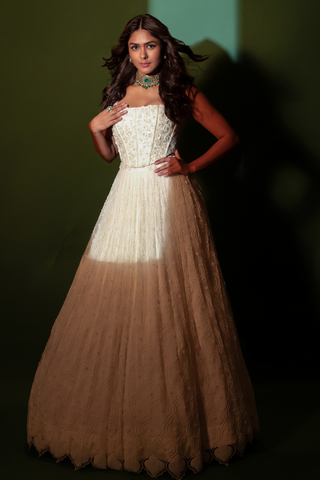 Mrunal Thakur in Breeze Lehenga Set