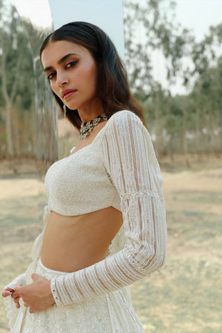 Ivory Ella lehenga set