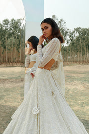 Ivory Ella lehenga set