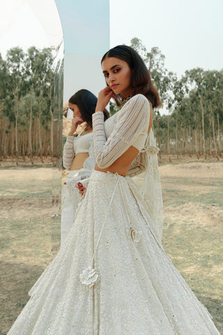 Ivory Ella lehenga set