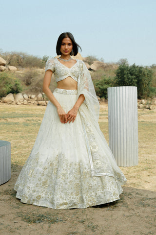 Ivory Zoé lehenga set
