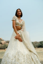 Ivory Zoé lehenga set