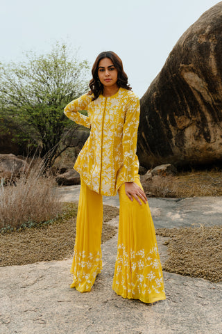 Yellow Lyra Kurta set