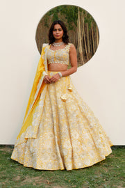 Yellow Lyana Lehenga set