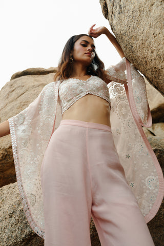 Champagne Pink Ilana Cape set