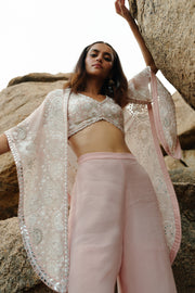 Champagne Pink Ilana Cape set