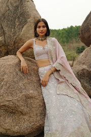Champagne Pink Théa lehenga set