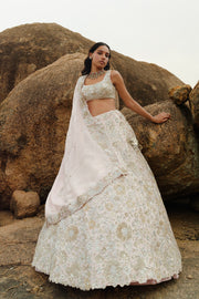 Champagne Pink Leola Lehenga