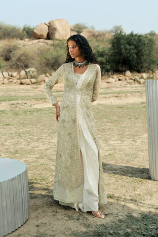 Ivory Áine saree set