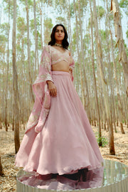 Muted Pink Trey cape set