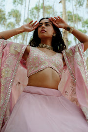 Muted Pink Trey cape set