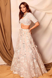 Nude Iris Lehenga