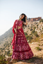 Aster Lehenga