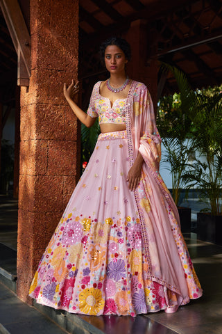 Peony Lehenga Set