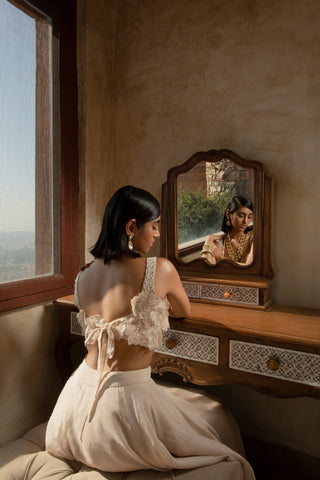 Precious Flowers 3D flowers lehenga set