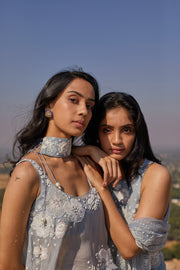 Precious flowers Swing top and pants set